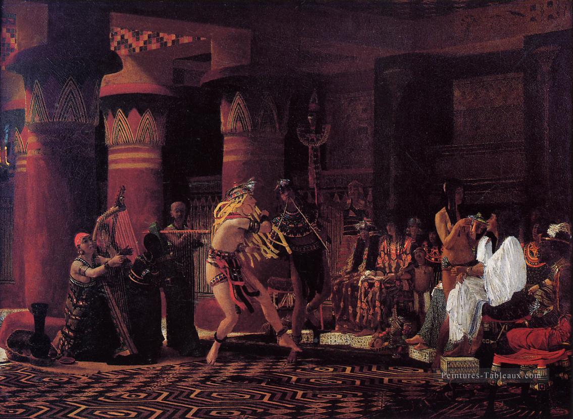 Passe temps dans l’ancienne Egyupe 3000 ans auparavant Romantique Sir Lawrence Alma Tadema Peintures à l'huile